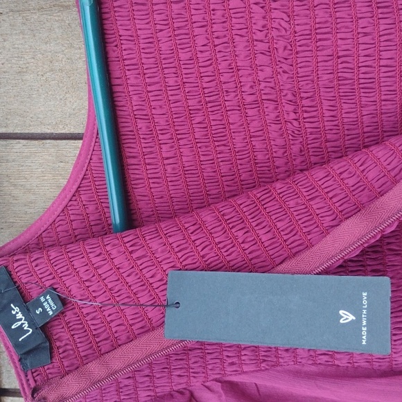 NWT Lulu's Berry red dress size small - Picture 4 of 5